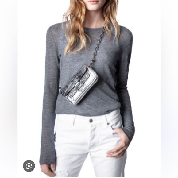 Zadig & Voltaire Miss Arrow Cashmere Sweater NEW XS - Picture 1 of 11